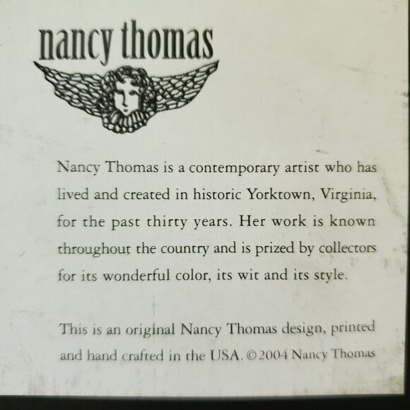 Nancy Thomas 2003 May Plaque from Children's Series (May Flowers) - Picture 7 of 7